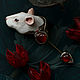 Brooch-pin: ' Loyalty ' modern, rat, symbol of the year. Brooches. House Of The Moon Dew. My Livemaster. Фото №4