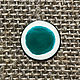 Overglaze paint FERRO 64 Serie No№64418 turquoise, Blanks for jewelry, St. Petersburg,  Фото №1