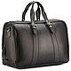 Leather travel bag 'Bristol' (black), Travel bag, St. Petersburg,  Фото №1
