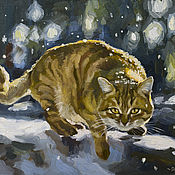 Картины и панно handmade. Livemaster - original item The picture with the cat Picture. Buy a picture with a cat. Paintings with cats. Handmade.
