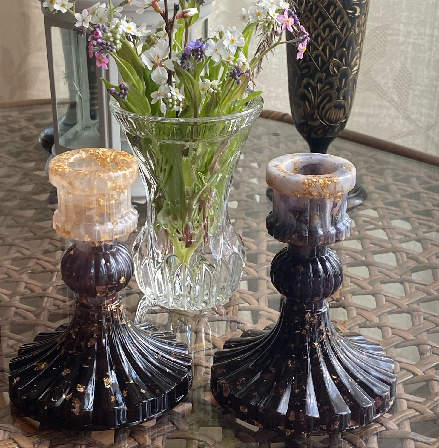 Подсвечники из эпоксидной смолы в интернет-магазине Ярмарка Мастеров по ...