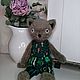 Котёнок с одеждой, кошка, кукла с одеждой, кукла с гардеробом, кот. Мягкие игрушки. Юлевна Королевна (yulevna-toys). Ярмарка Мастеров.  Фото №4