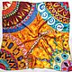 Batik scarf 'African ornaments'. Shawls1. OlgaPastukhovaArt. Online shopping on My Livemaster.  Фото №2