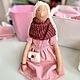 Tilda in pink - textile doll. Tilda Dolls. Textil-KUKLA dolls and toys. Online shopping on My Livemaster.  Фото №2