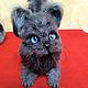 A family of Maine Coon seals is on SALE. Stuffed Toys. Lebedeva Lyudmila (knitted toys). My Livemaster. Фото №5