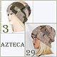 Шапка "AZTEKA" № 29,  № 3 из испанской полушерсти). Шапки. Ирина(shvilinka.knit). Интернет-магазин Ярмарка Мастеров.  Фото №2