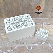 Свадебный салон handmade. Livemaster - original item Treasury for envelopes with a carved pattern on the lid!. Handmade.