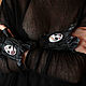 Order 3D cuff 'Lovers' made of genuine leather and suede. newandw. Livemaster. . Cuff bracelet Фото №3