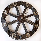 Люстра-колесо "Атом" (диаметр 45см)
