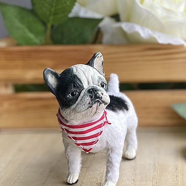 Куклы и игрушки ручной работы. Ярмарка Мастеров - ручная работа Бульдог. Handmade.