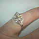 El anillo de 'el AMA de COBRE de la MONTAÑA' CITRINO,plata de ley 925, Rings, Ekaterinburg,  Фото №1