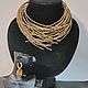 Колье "Лапы", чокер в стиле Br. Cucinelli. Колье. KSeniora jewelry. Ярмарка Мастеров.  Фото №6