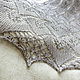 Order Openwork knitted Silk shawl, summer shawl knitting. Lace Shawl by Olga. Livemaster. . Shawls Фото №3
