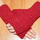 Knitted mittens 'Ripe cherry' Warm mittens. Mitts. Tatiana Boyarova. Online shopping on My Livemaster.  Фото №2