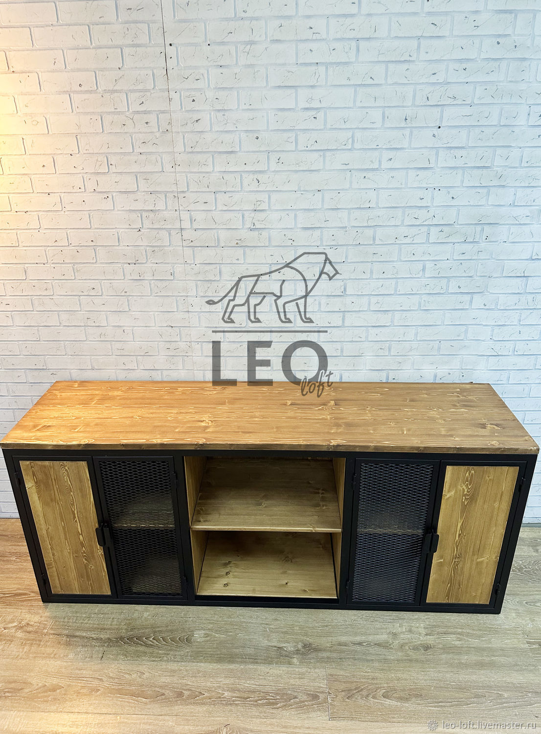 ТВ тумба лофт на заказ LF-770 в интернет-магазине Ярмарка Мастеров по ...