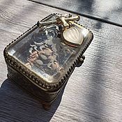Винтаж handmade. Livemaster - original item Brooch, pendant of Lalique house, glass, jewelry alloy, France. Handmade.