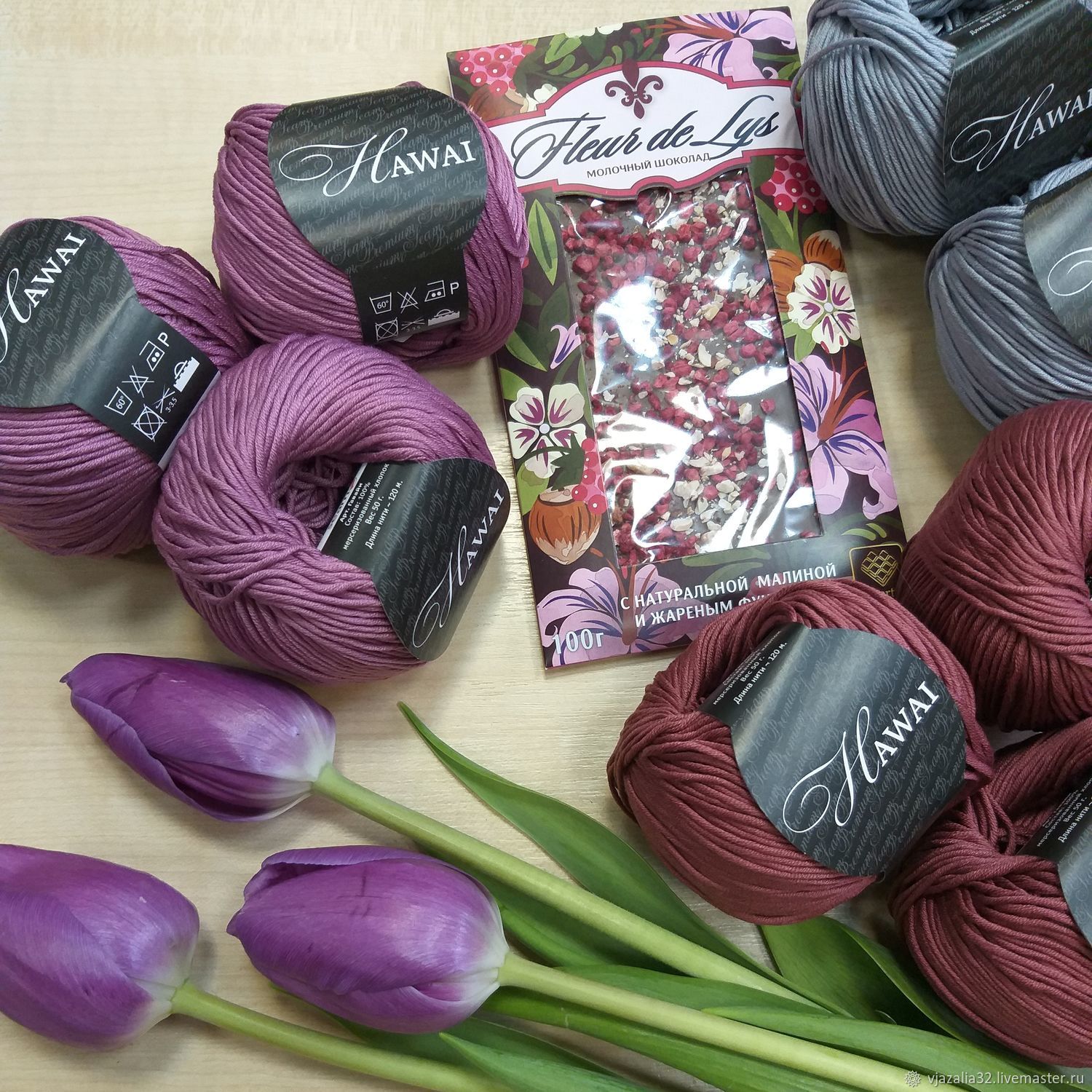 Пряжа: HAWAI SEAM (Италия) купить в интернет-магазине Ярмарка Мастеров ...