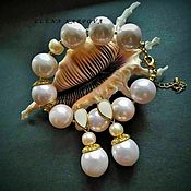Украшения handmade. Livemaster - original item Set with pearls and Majorca. Handmade.