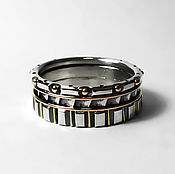 Серебряное кольцо "Ботаникула-2"