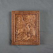 Картины и панно handmade. Livemaster - original item Icons: St. George. Handmade.