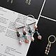 Twin earrings 'Gems option with fluorite '. Earrings. Ekart Ekaterina Dmitrieva. My Livemaster. Фото №5