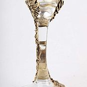 Посуда handmade. Livemaster - original item Glass for sparkling wine 