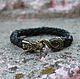 Order Leather bracelet - Dragon. Mint Tiger (MintTiger). Livemaster. . Bead bracelet Фото №3