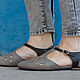 Jaffa Grey, кожаные сандалии, белые кожаные сандалии, летняя обувь. Сандалии. BangiShop. Интернет-магазин Ярмарка Мастеров.  Фото №2