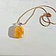 Amber pendant amber pendant amulet on a chain. Pendant. BalticAmberJewelryRu Tatyana. My Livemaster. Фото №4