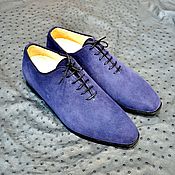 Обувь ручной работы handmade. Livemaster - original item Men`s Oxfords made of an analog of natural suede, split leather!. Handmade.