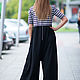 Стильный, двухцветный комбинезон из хлопка  - JP0361PM. Комбинезоны. EUG FASHION. Интернет-магазин Ярмарка Мастеров.  Фото №2