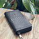 The wallet is made of Python skin. Wallets. exotiqpython. My Livemaster. Фото №4