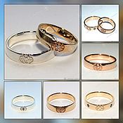 Русский стиль handmade. Livemaster - original item Rings with the symbol wedding Planner, wedding (W). Handmade.