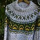 Knitted sweater 'People of the fjord'. Lopayesa. Sweaters. DominikaSamara. My Livemaster. Фото №6
