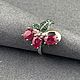 Кольцо с рубинами 3,2 ct и цаворитами. Кольца. AMG. Ярмарка Мастеров.  Фото №4