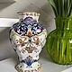 Order Vase, 'Spring flowers', porcelain, polychrome, France. Dutch West - Indian Company. Livemaster. . Vintage vases Фото №3
