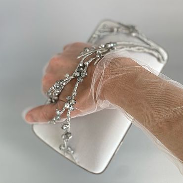 Свадебный салон ручной работы. Ярмарка Мастеров - ручная работа Свадебная сумочка, белый клатч. Handmade.