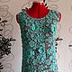 Sundress Irish lace turquoise coolness. Sundresses. HOBBIMANIYA. Online shopping on My Livemaster.  Фото №2