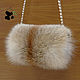 Order Elegant fur Muff bag made of fur Siberian red Fox. Mishan (mishan). Livemaster. . Clutch Фото №3