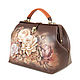 Order Bag 'Bouquet of roses'. Pelle Volare. Livemaster. . Valise Фото №3