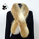 Chic fur scarf boa fur Siberian red Fox. Collars. Mishan (mishan). My Livemaster. Фото №4