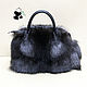 Silver Fox fur bag. Stylish ladies ' accessory №9. Classic Bag. Mishan (mishan). Online shopping on My Livemaster.  Фото №2
