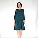 Knitted dress with a flounce, Dresses, Petrozavodsk,  Фото №1