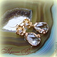 earrings 'golden rose'. Earrings. Red Rose. Online shopping on My Livemaster.  Фото №2
