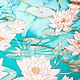 Batik silk scarf 'Lotus and dragonfly'. Scarves. Silk mood(batik). Online shopping on My Livemaster.  Фото №2