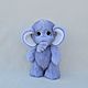 Elephant from natural mink fur. Teddy Toys. Logvinenko. Online shopping on My Livemaster.  Фото №2