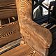 Скамейка для сада из брашированного дерева. Скамейки для сада. AVK_Wood дизайн изделий из дерева. Ярмарка Мастеров.  Фото №5