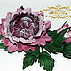 Brooch made of leather 'old English rose'. Brooches. JewelrLy. Online shopping on My Livemaster.  Фото №2