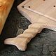 Cutting Board ' Pigtail'. Wood ash. Color Chalk. Cutting Boards. derevyannaya-masterskaya-yasen (yasen-wood). Online shopping on My Livemaster.  Фото №2
