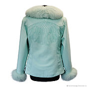 Одежда handmade. Livemaster - original item Action!! Cashmere jacket with fur of Fox fur. Handmade.